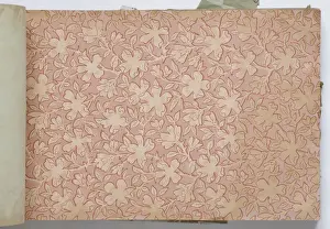 Page from a wallpaper sample book