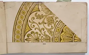 Page from a wallpaper sample book