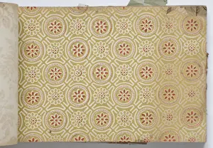Page from a wallpaper sample book