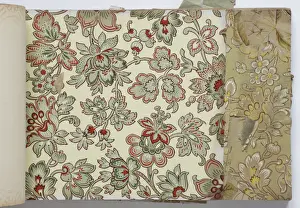 Page from a wallpaper sample book