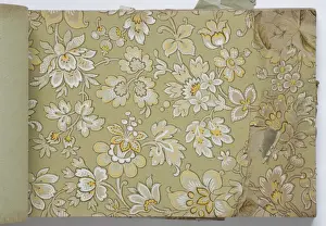 Page from a wallpaper sample book