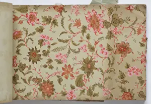 Page from a wallpaper sample book