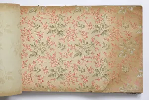 Page from a wallpaper sample book