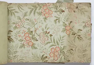 Page from a wallpaper sample book