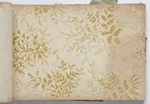 Page from a wallpaper sample book