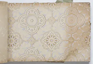 Page from a wallpaper sample book