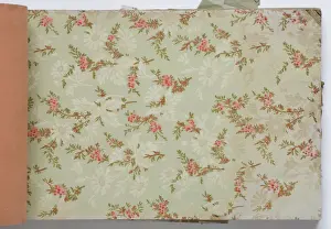 Page from a wallpaper sample book