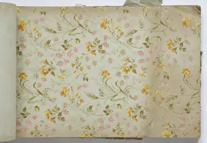 Page from a wallpaper sample book