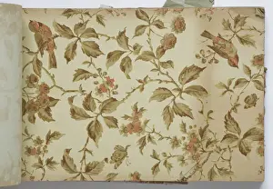 Page from a wallpaper sample book