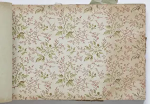 Page from a wallpaper sample book