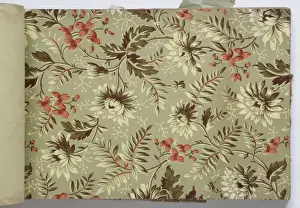 Page from a wallpaper sample book