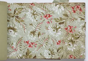 Page from a wallpaper sample book