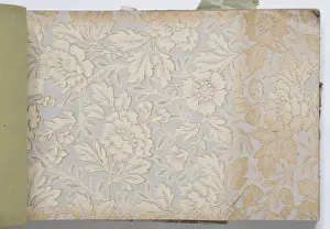 Page from a wallpaper sample book