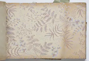Page from a wallpaper sample book