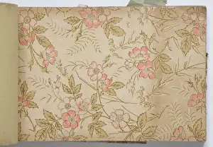 Page from a wallpaper sample book