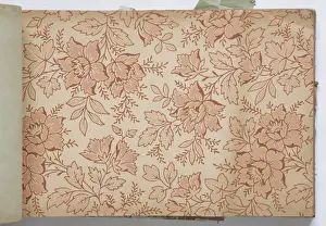 Page from a wallpaper sample book