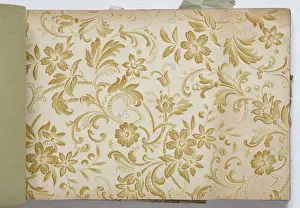 Page from a wallpaper sample book