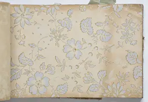 Page from a wallpaper sample book