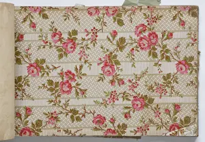 Page from a wallpaper sample book