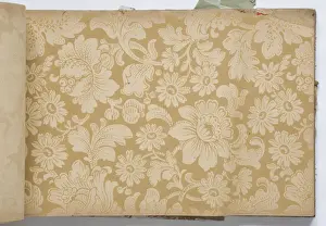 Page from a wallpaper sample book