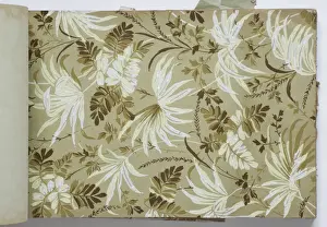 Page from a wallpaper sample book