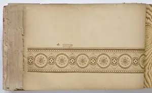 Page from a wallpaper sample book