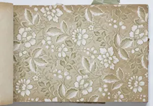 Page from a wallpaper sample book