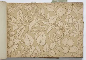 Page from a wallpaper sample book