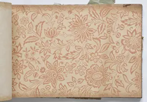 Page from a wallpaper sample book