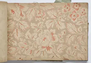 Page from a wallpaper sample book