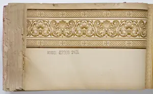 Page from a wallpaper sample book