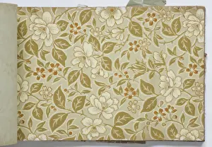 Page from a wallpaper sample book