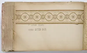 Page from a wallpaper sample book
