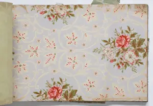 Page from a wallpaper sample book