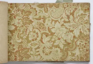 Page from a wallpaper sample book