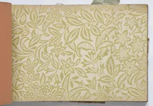 Page from a wallpaper sample book