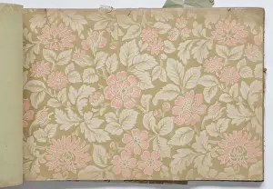 Page from a wallpaper sample book
