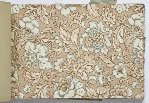 Page from a wallpaper sample book