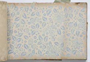Page from a wallpaper sample book