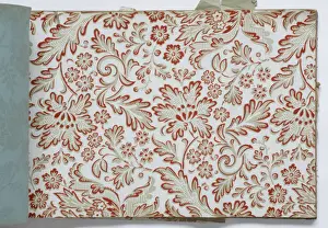 Page from a wallpaper sample book