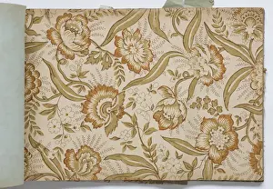 Page from a wallpaper sample book