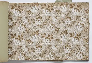 Page from a wallpaper sample book