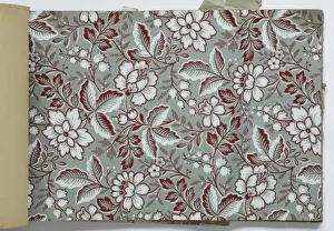 Page from a wallpaper sample book