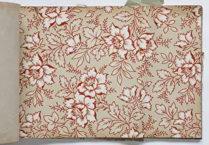 Page from a wallpaper sample book