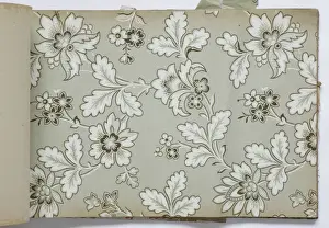 Page from a wallpaper sample book