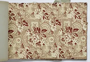 Page from a wallpaper sample book