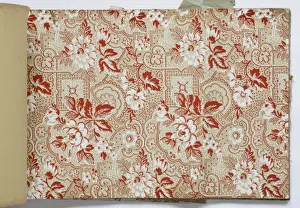 Page from a wallpaper sample book