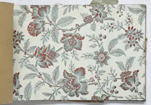 Page from a wallpaper sample book