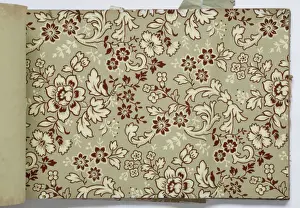 Page from a wallpaper sample book