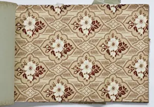 Page from a wallpaper sample book